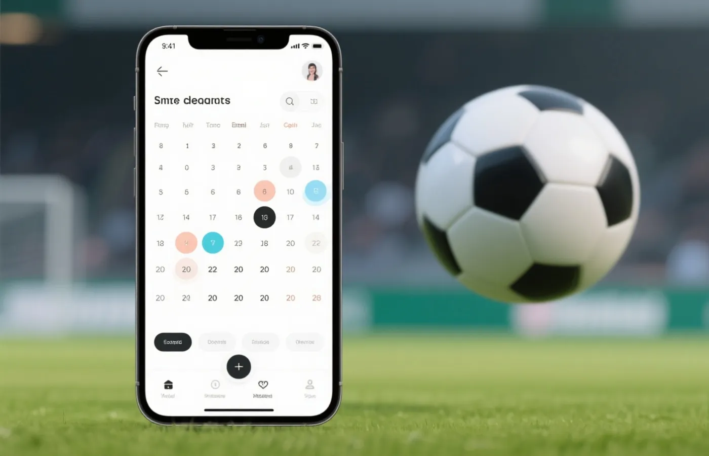 移动端赛程界面示意