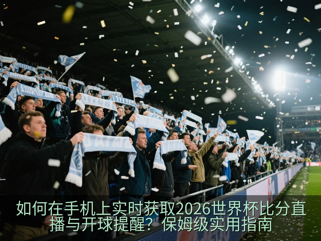 手机系统通知设置界面，展示开启世界杯比赛开球提醒与进球通知